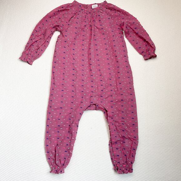 Egg Swiss Dot Lightweight Romper - Picture 1 of 7